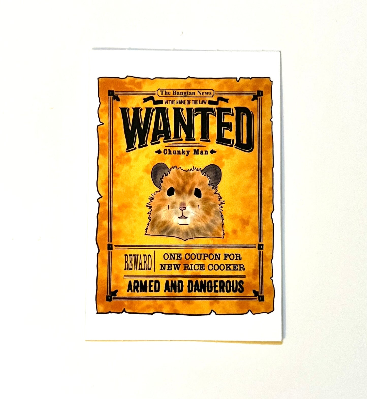 WANTED Sticker