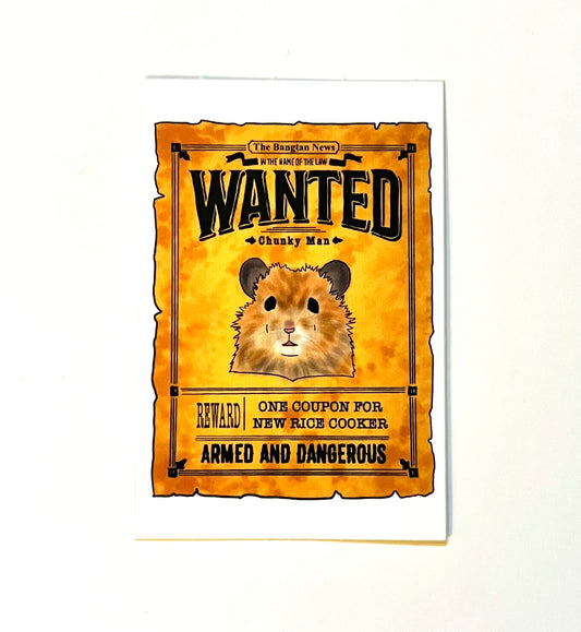 WANTED Sticker