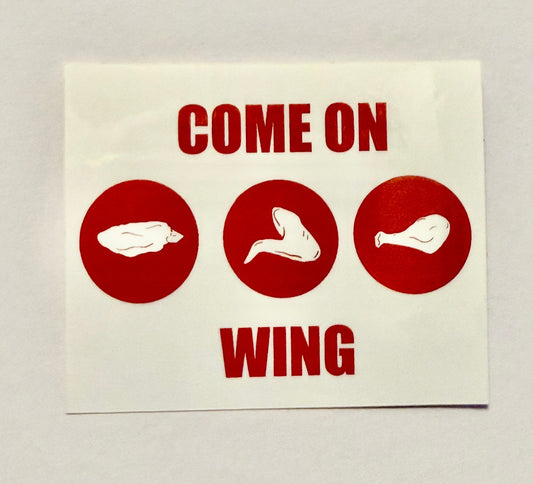Come On Wing Sticker